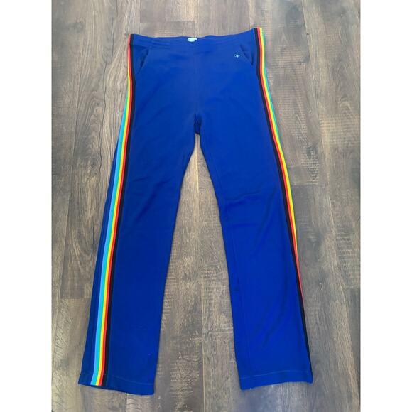 Vtg OP rainbow striped pants - Picture 1 of 7